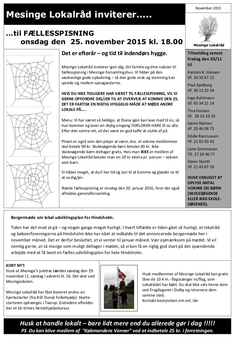 Faellesspisning november 2015